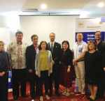 Participants of an International IDEA-led workshop on political finance reform in Kyrgyzstan, September 2017. Photo credit: Adhy Aman