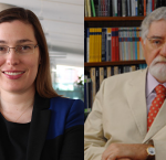 Dr Nicole Goodman (Image: Brook University) and Dr Celso Lafer (Image: Brown University Library)