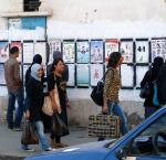 Young people at election time in Tunisia. Credit: Stefan de Vries