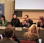 Roundtable on AI and democratic development. Image credit: Elisabeth Fluet-Asselin, International IDEA