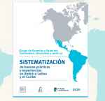 Cover of the document: Systematization of good practices and experiences in Latin America and the Caribbean.