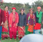 Female local government representatives of Shiwalaya Rural Municipality in Nepal posing after the programme.