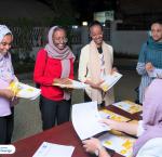 Participants of the academy during registration. Khartoum, Sudan by International IDEA 