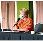 Educator and IP Champion Bit Wanas at a meeting between the IP Champions in Cordillera, the European Union Delegation in the Philippines, International IDEA and IAG