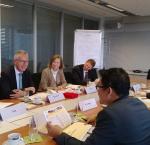 Meeting with Dieter Sarreither, the Bundeswahlleiter, Federal Returning Officer and President of the Federal Statistical Office.