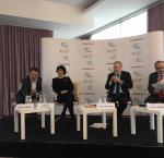 International IDEA's Secretary General speaking at the Bucharest Civil Society Forum