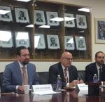 Holly Ann Garnett (Royal Military College of Canada), Justice José Luis Vargas Valdez (Electoral Tribunal of Mexico), Massimo Tommasoli (International IDEA) and Miguel Angel Lara Otaola (International IDEA).