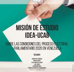Portada del informe sobre las condiciones del proceso electoral parlamentario en Venezuela 2020 