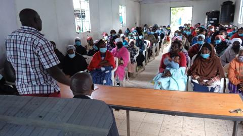One of the Community Assemblies connected to the Global Assembly in 2021, Kenya