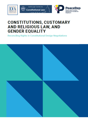 Constitutions, Customary and Religious Law and Gender Equality. 