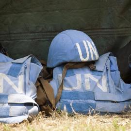 UN Peacekeeper Helmets Image: UN Photo