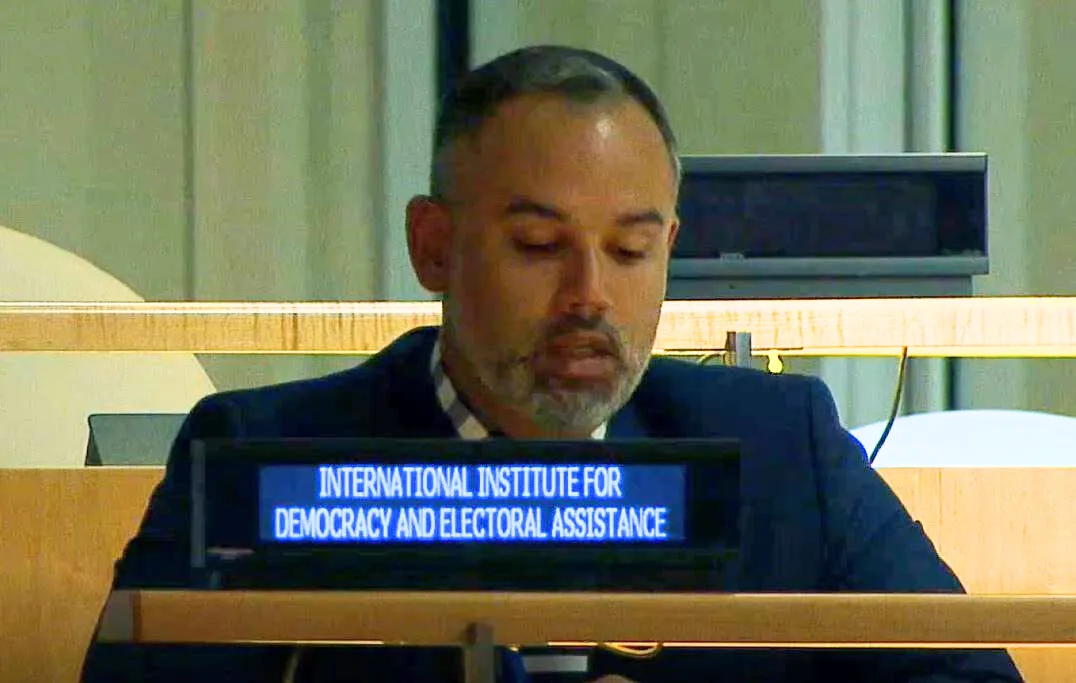 Statement delivered by Luis Consuegra on behalf of International IDEA