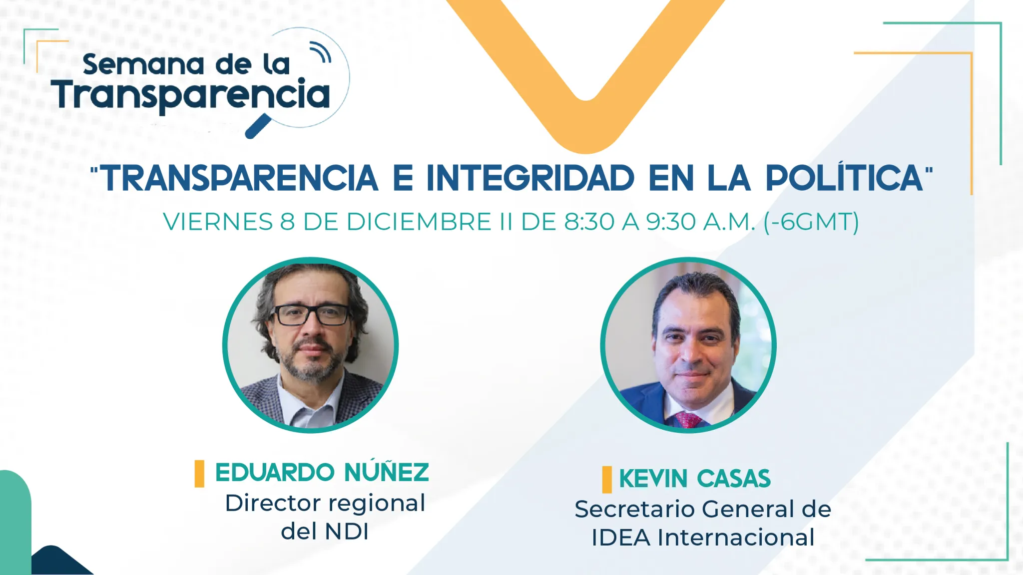 Webinar: Transparencia e integridad en la política