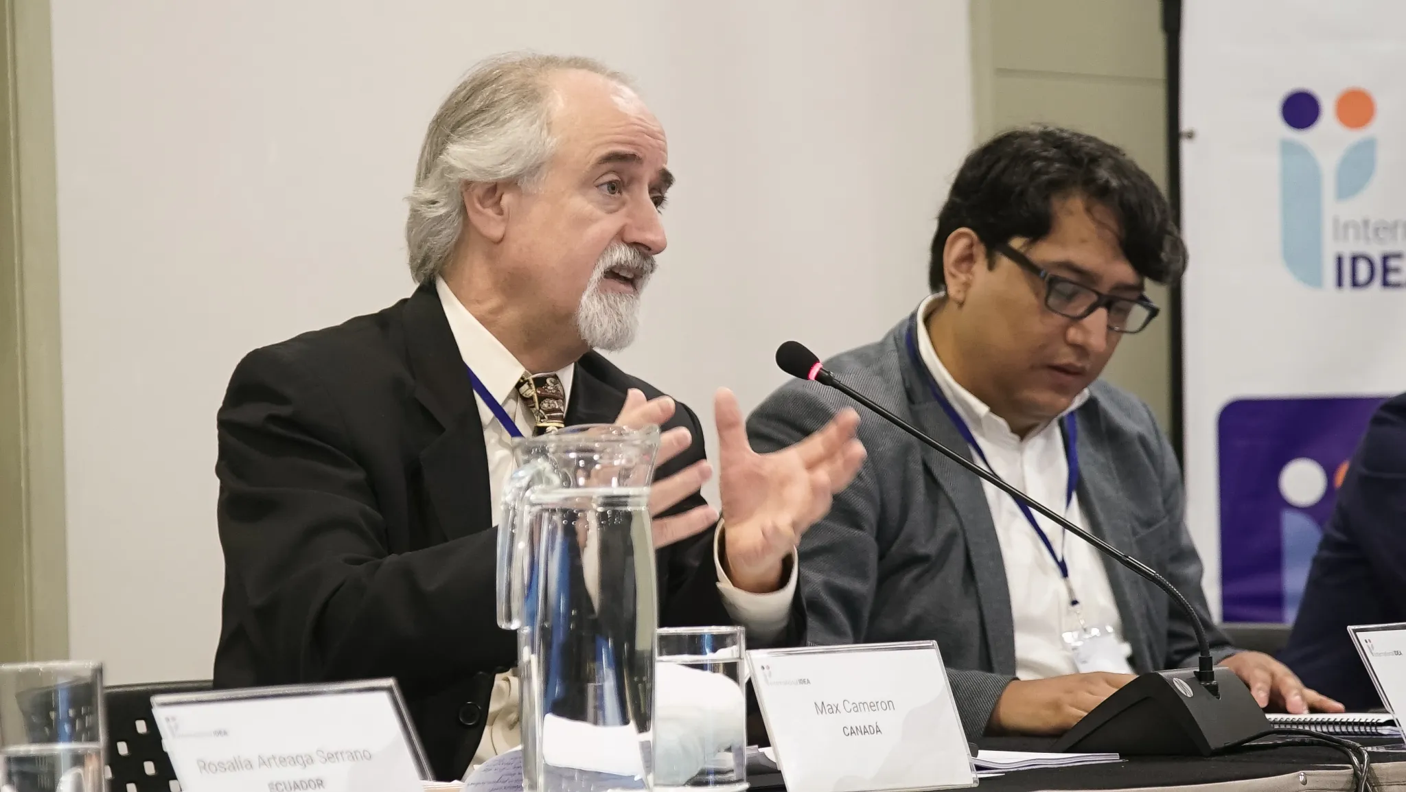 Evento de presentación del borrador del informe en Perú, realizado en noviembre de 2023.
