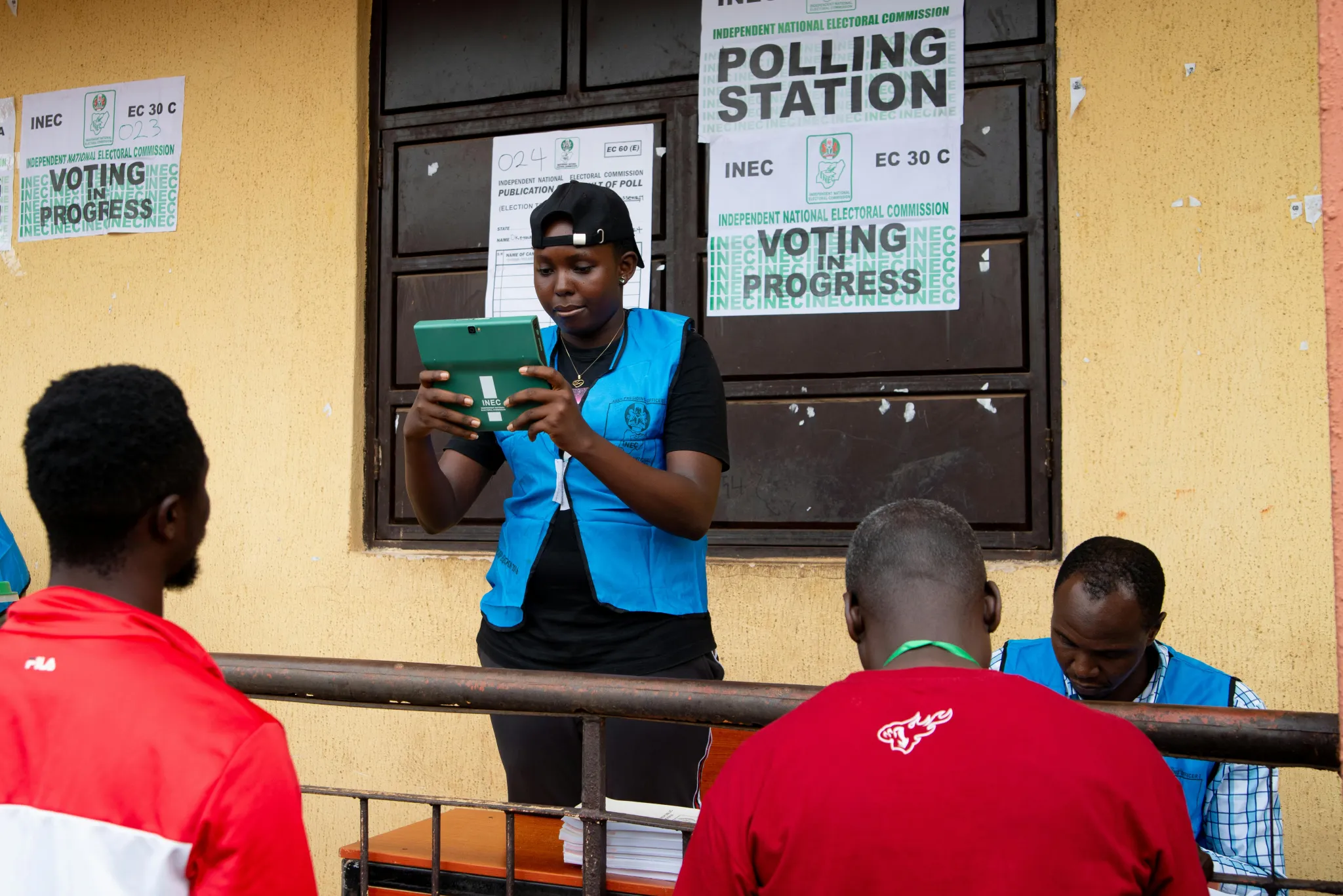 Polling station in Nigeria. Credit David Iloba via Pexels.