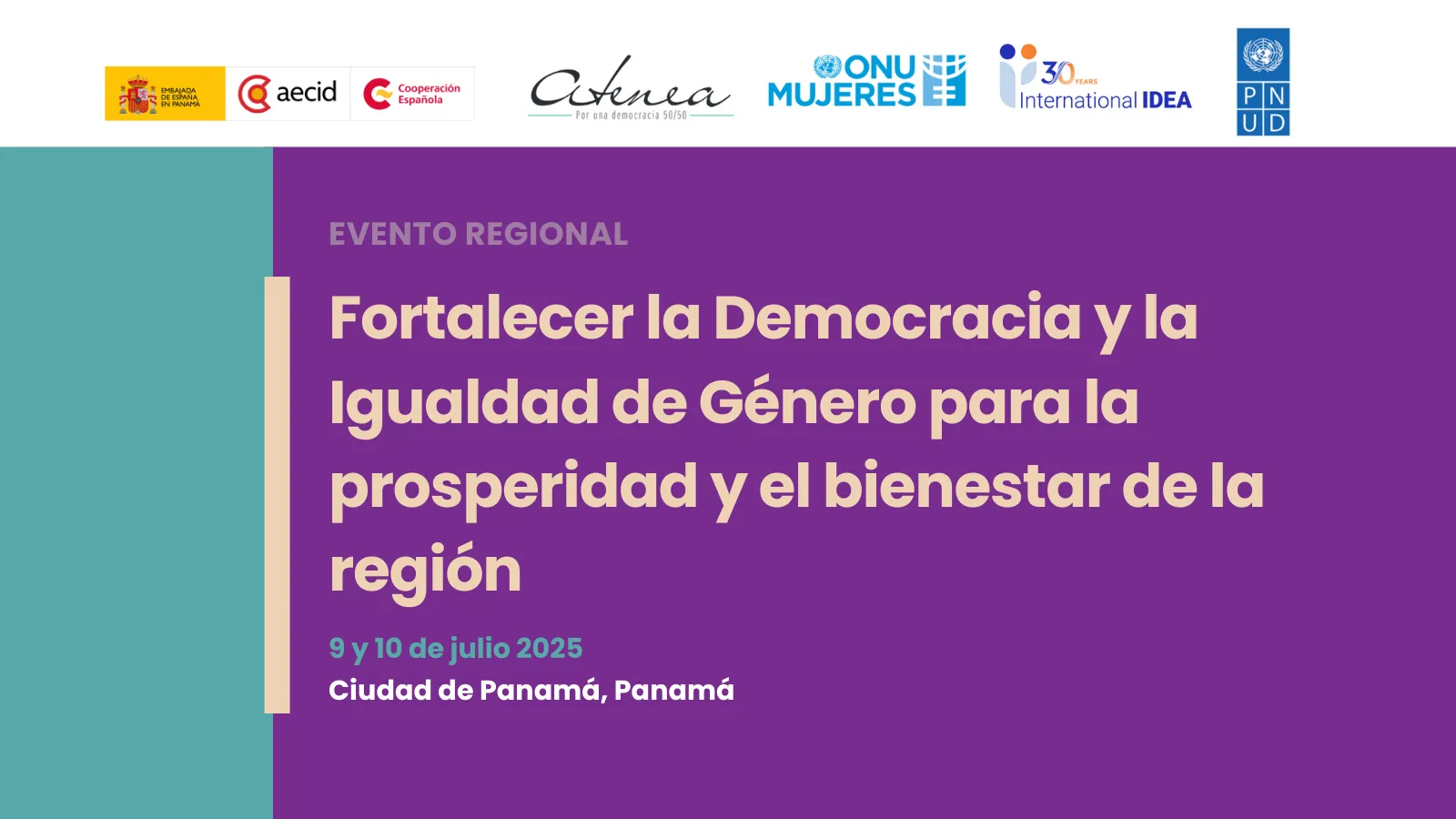 Fortalecer la Democracia y la Igualdad de Género para la prosperidad y el bienestar de la región