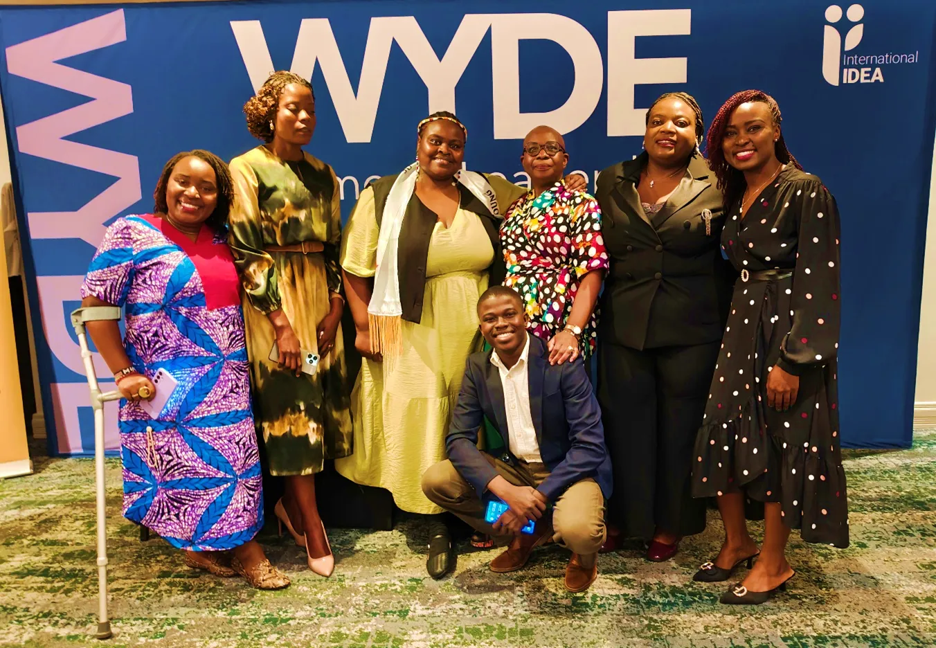 Participants at the Intergeneracional Dialogue on AdvancingG Youth Participation and Representation in Leadership and Decision Making in South Africa.