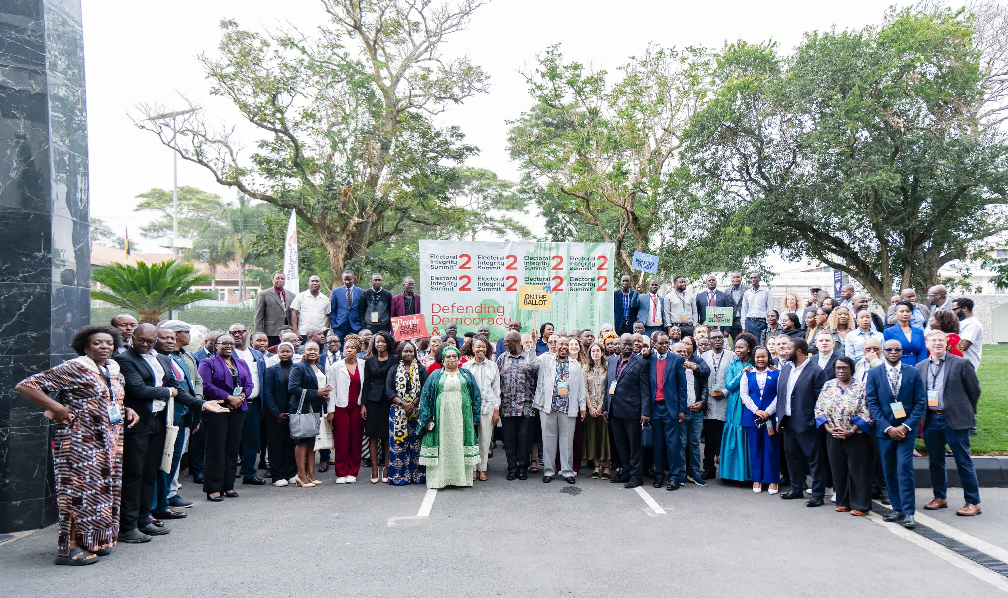 Group photo at the second African Electoral Integrity Summit, held in Lusaka, Zambia.