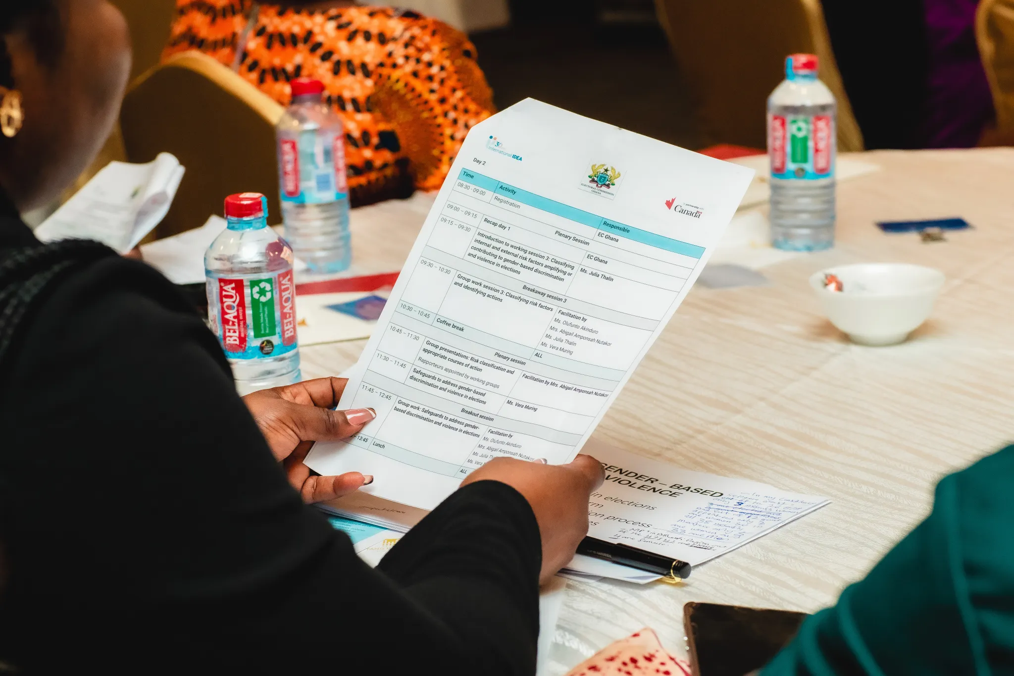 Participants at the Protecting Elections workshop in Ghana in December 2025.