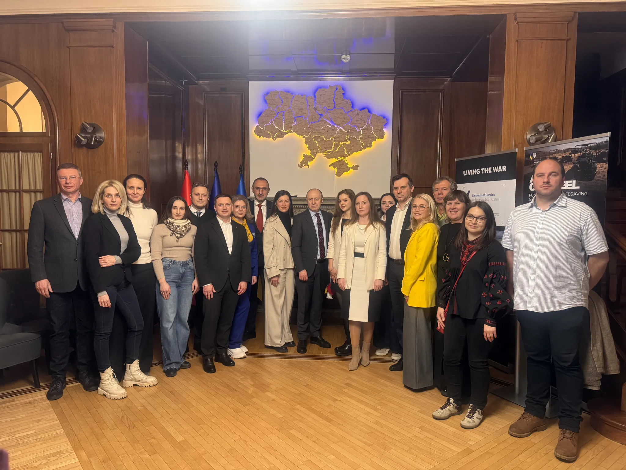 International IDEA with the representatives of Ukrainian community in Austria.