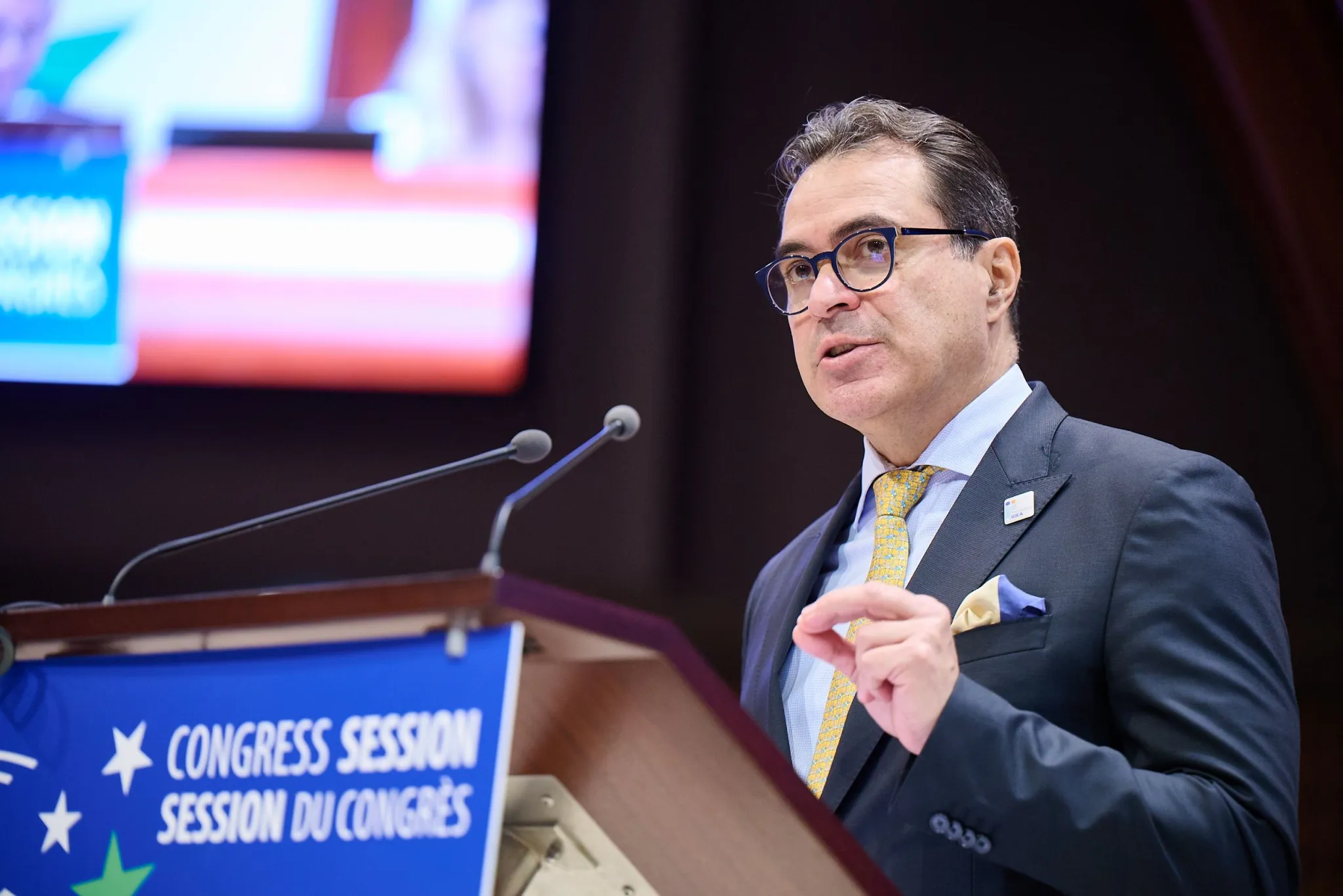 Kevin delivered a keynote statement today at the 50th Congress of Local and Regional Authorities of the Council of Europe in Strasbourg..