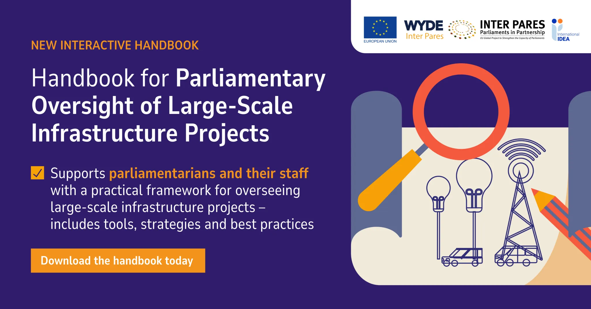 Handbook for Parliamentary Oversight of Large-Scale Infrastructure Projects. /Graphic courtesy of Research Retold