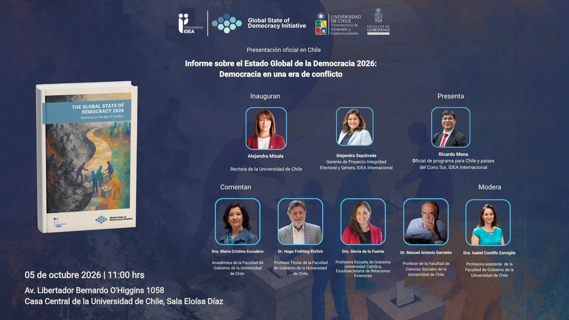 Panel de expertos presentes en la presentación del informe
