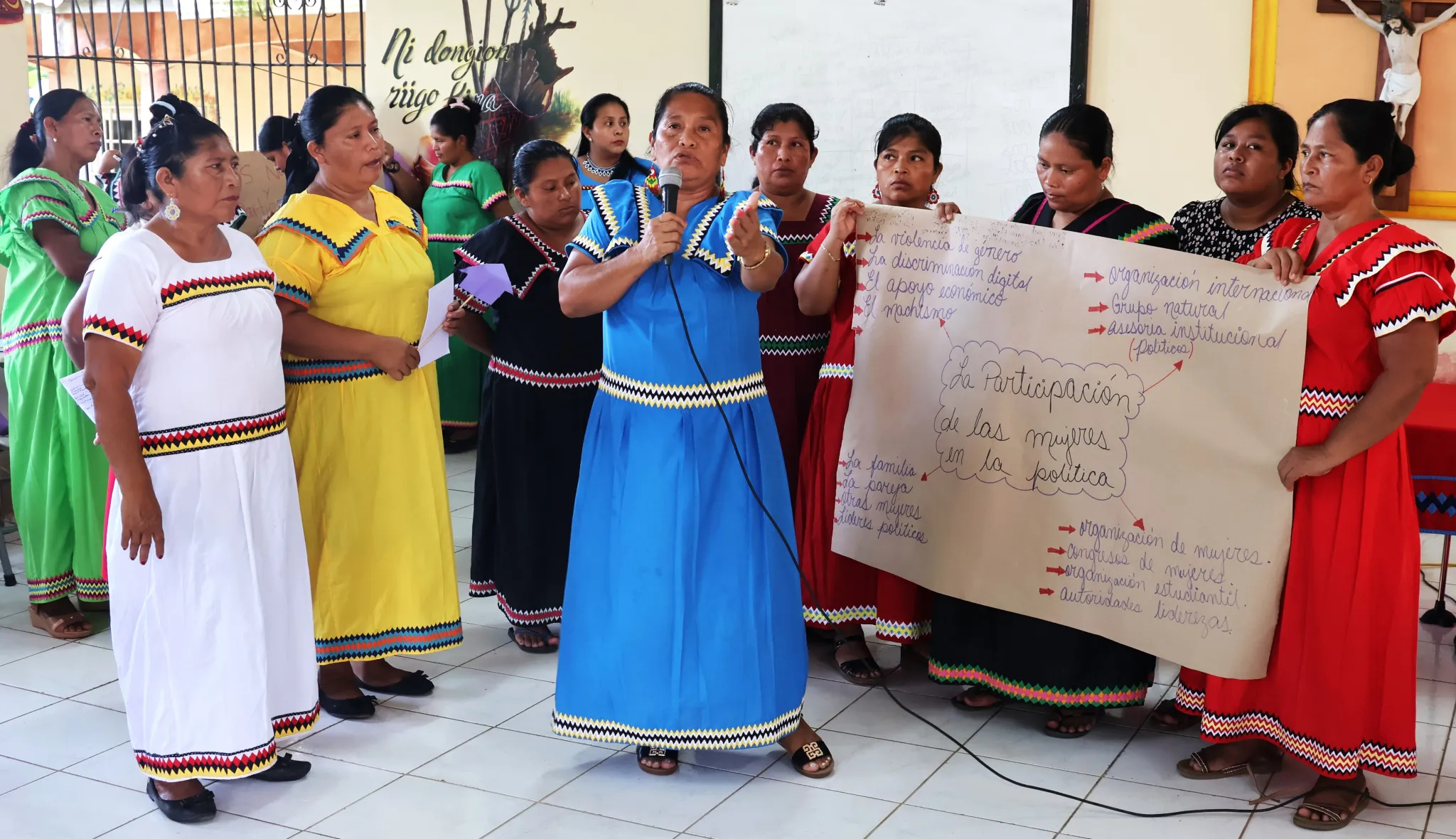 Women from the Kädriri, Nedrini and Ño Kribo regions shared their experiences and strengthened their leadership skills during the workshop.