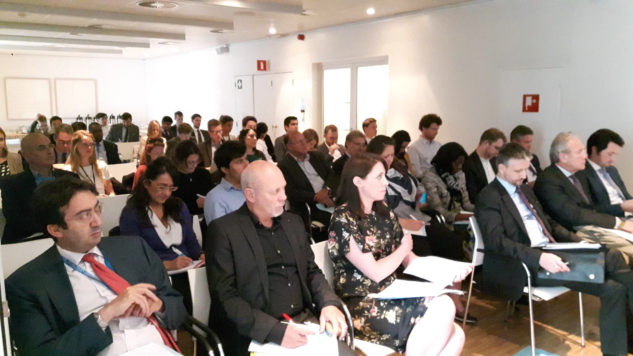 Participants and panelists at the event. Photo credit: Gosia Calabro