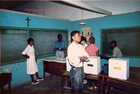 Preparing to count the ballots