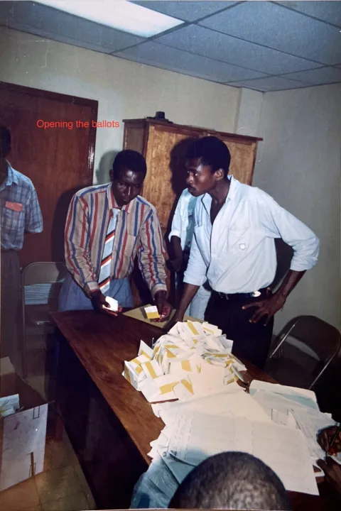 Opening the ballots