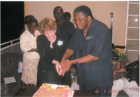 Farewell party hosted by Members of Parliament for Sylvia Fletcher, Freetown 2006