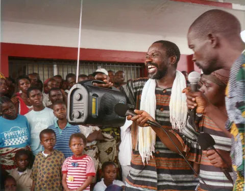 Radio programming by Talking Drum Studio, circa 2002