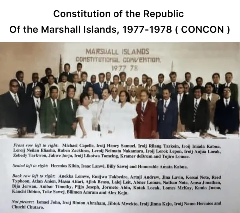 First Constitutional Convention (CONCON) of the Republic of the Marshall Islands, 1977-1978