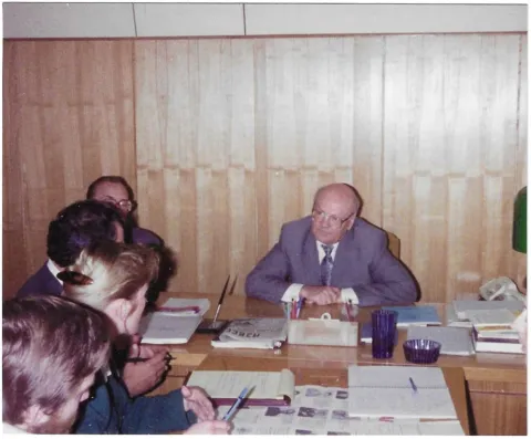 IFES meeting with Vasily Kazakov, Chairman of the Central Electoral Commission in Moscow, June 1993.