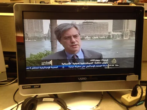 Eric on Egyptian TV (2015)