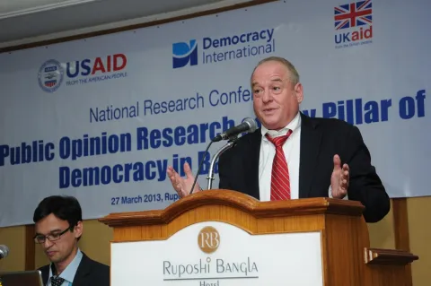 Glenn Cowan at Bangladesh Conference (2013)