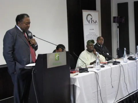 Mr Letshele Thoalane, Chairperson of the EISA Board