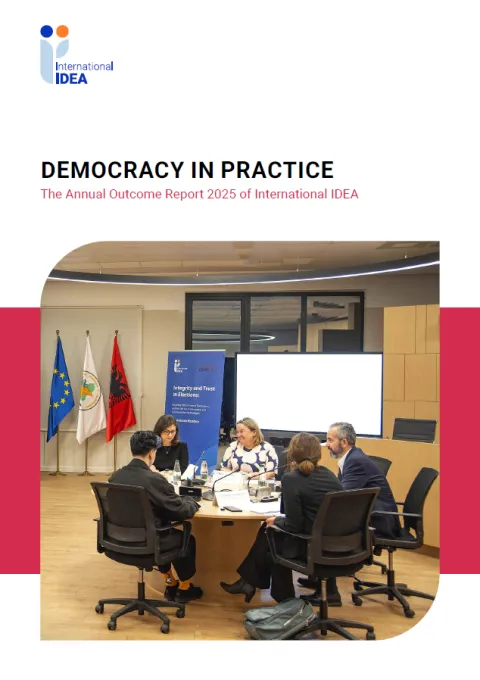 cover image of the annual outcome report 2025
