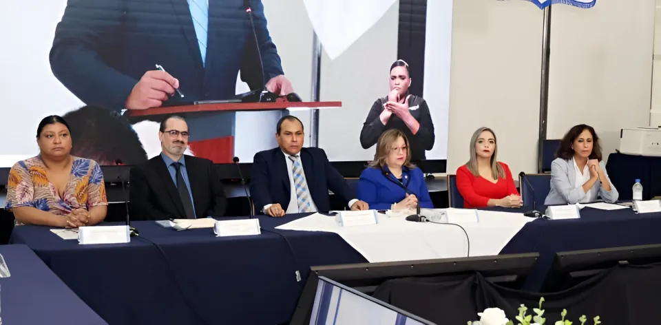 Participantes durante la presentación del “Estudio de observación de la accesibilidad al voto en las Elecciones Generales del 5 de mayo de 2024”.