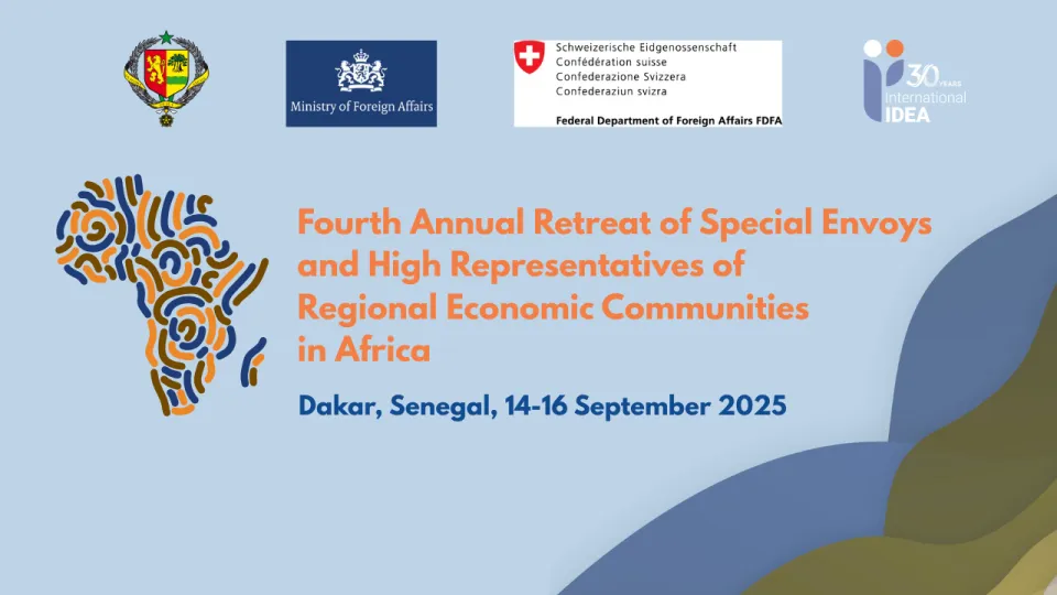 Fourth Annual Retreat for Special Envoys and High Representatives of the Regional Economic Communities (RECs).