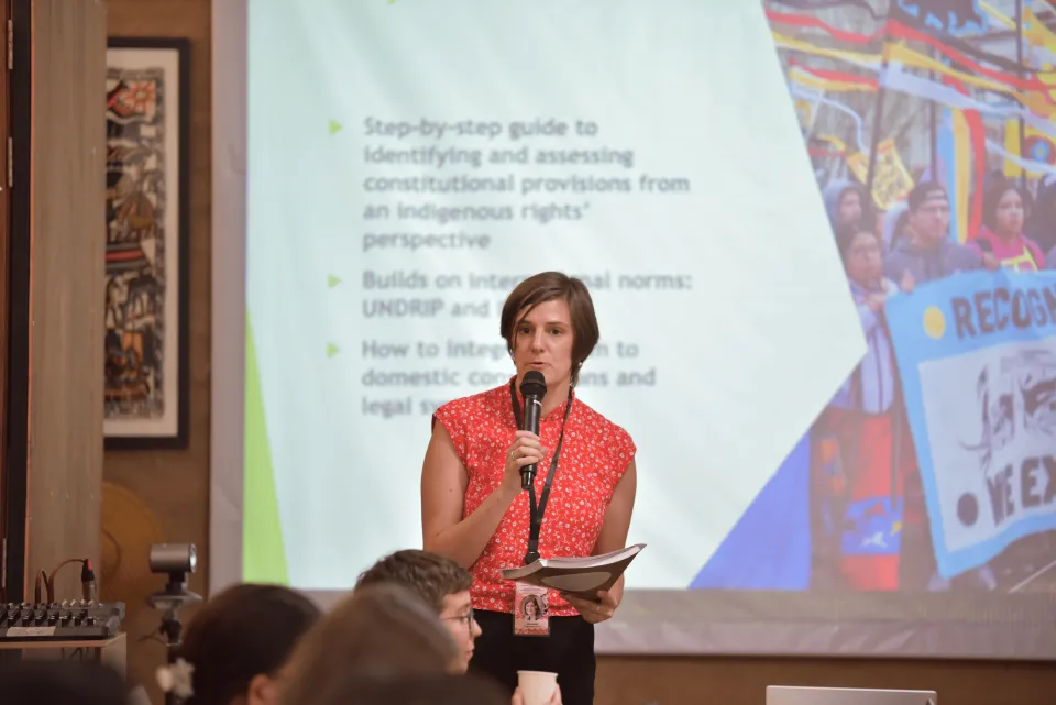 International IDEA Programme Officer Anna Dziedzic
