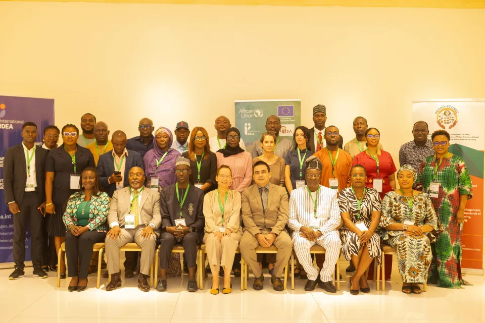 A cross section of participants for the meeting
