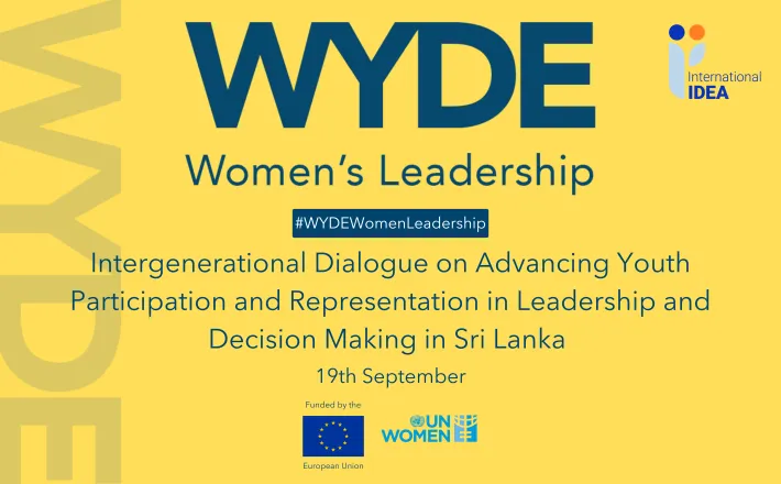 Intergenerational Dialogue on Advancing Youth Participation and Representation in Leadership and Decision Making in Sri Lanka