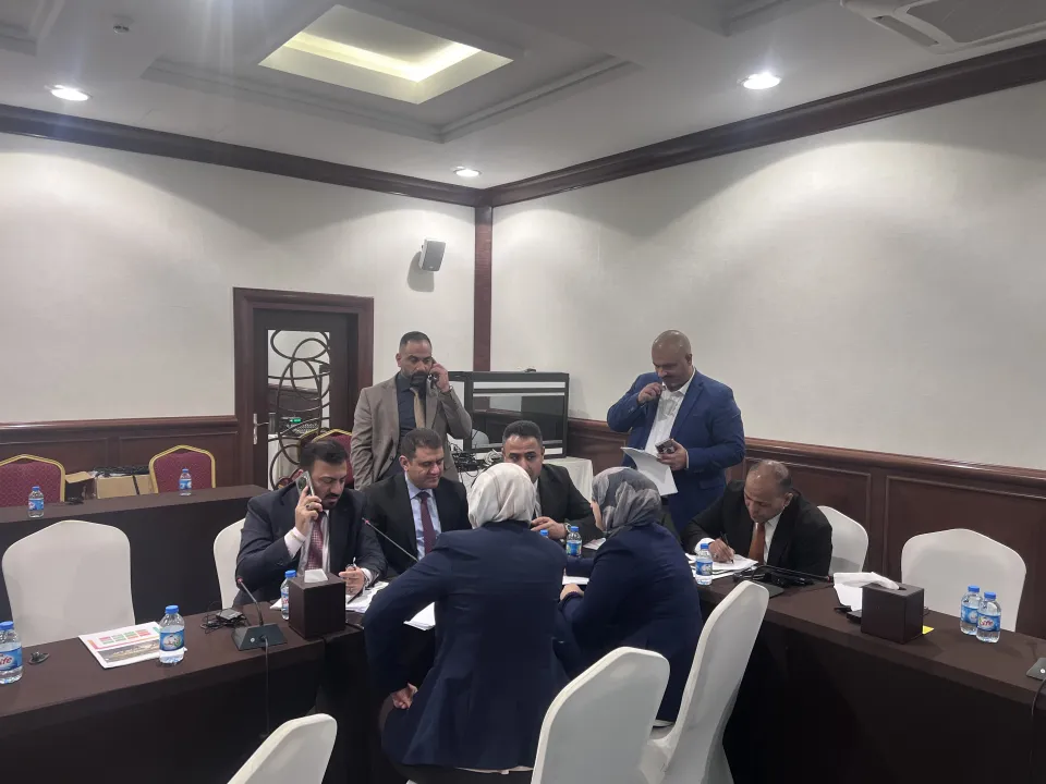 Crisis Communication Training in Iraq.