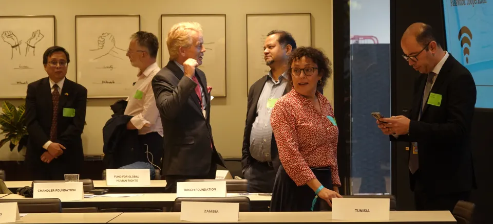 Participants from government and organizational partners gathered for the UNGA80 side event on Thursday, September 25.