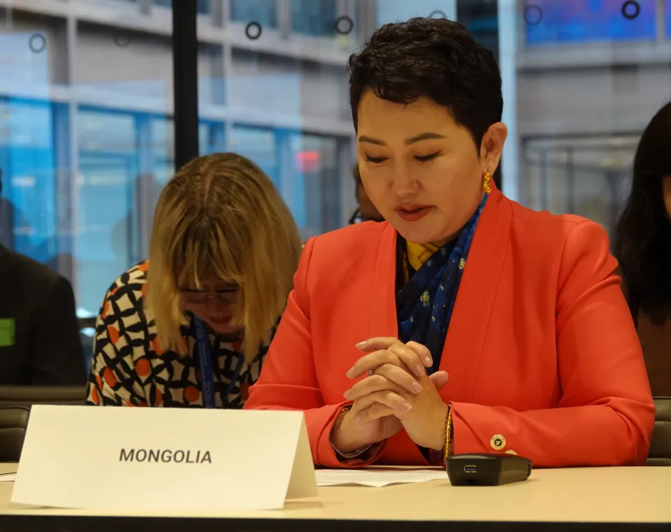 Battsetseg Batmunkh, Foreign Minister of Mongolia.