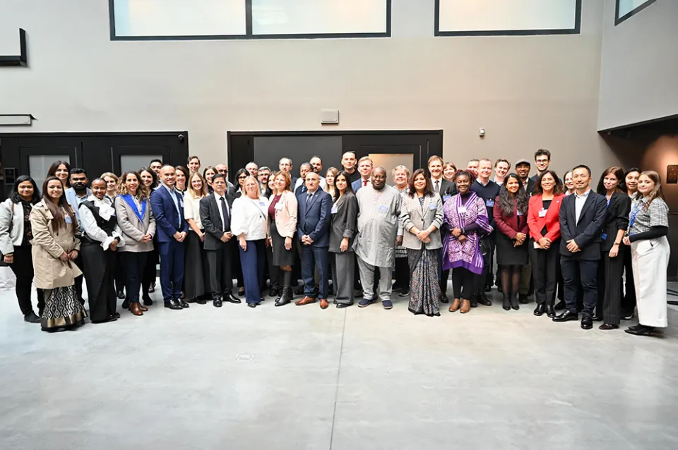 Group photo - Global Expert Meeting on Protecting Elections 