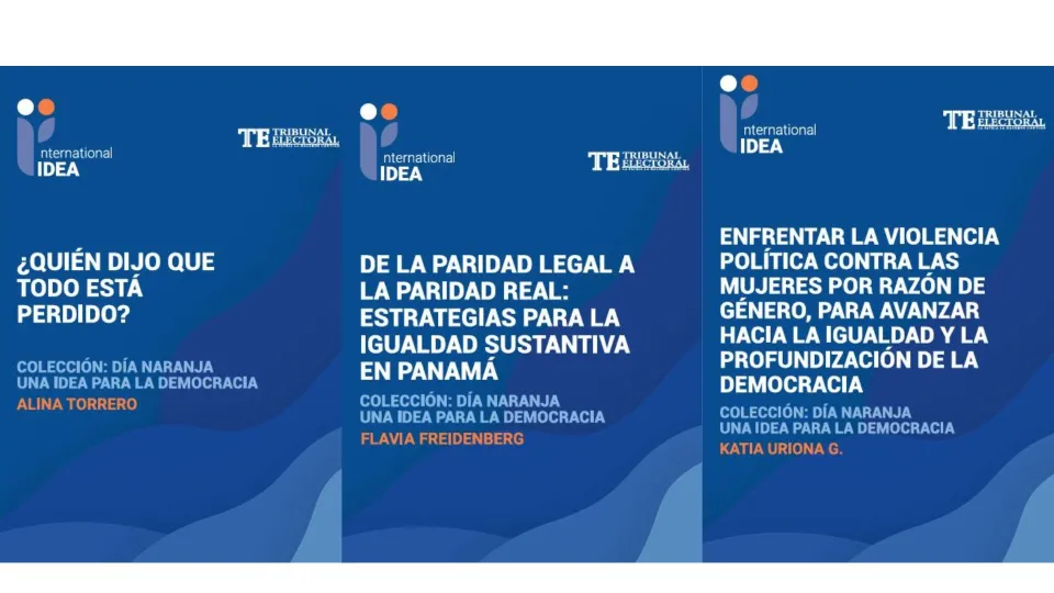 Colección de las ponencias por las expertas Katia Uriona, Flavia Freidenberg y Alina Torrero 