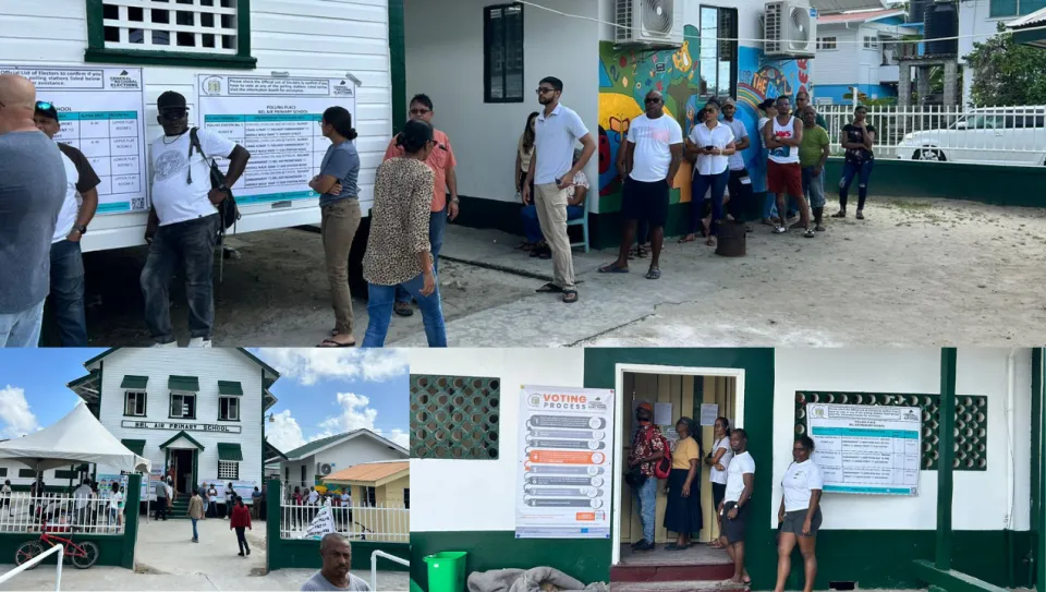 Elecciones en Guyana, 1 de septiembre de 2025. Fotos: IDEA Internacional